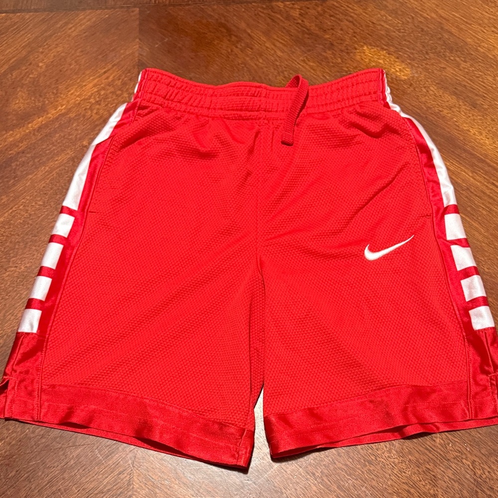 Nike Kids Bright Red Athletic Shorts